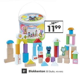 Aanbiedingen Blokkenton - Tiamo - Geldig van 23/10/2017 tot 05/12/2017 bij Top1Toys