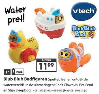 Aanbiedingen Blub blub badfiguren - BlubBlub Bad - Geldig van 23/10/2017 tot 05/12/2017 bij Top1Toys