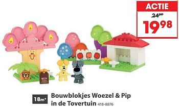 Aanbiedingen Bouwblokjes woezel + pip in de tovertuin - Woezel en Pip - Geldig van 23/10/2017 tot 05/12/2017 bij Top1Toys