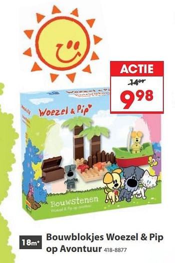 Aanbiedingen Bouwblokjes woezel + pip op avontuur - Woezel en Pip - Geldig van 23/10/2017 tot 05/12/2017 bij Top1Toys