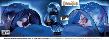 Aanbiedingen Dream tents winter wonderland of space adventure - Huismerk - Top1Toys - Geldig van 23/10/2017 tot 05/12/2017 bij Top1Toys