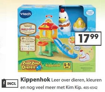 Aanbiedingen Kippenhok - Vtech - Geldig van 23/10/2017 tot 05/12/2017 bij Top1Toys