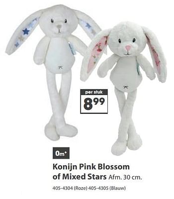 Aanbiedingen Konijn pink blossom of mixed stars - Little Dutch - Geldig van 23/10/2017 tot 05/12/2017 bij Top1Toys