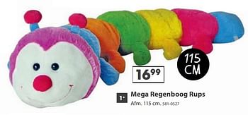 Aanbiedingen Mega regenboog rups - Huismerk - Top1Toys - Geldig van 23/10/2017 tot 05/12/2017 bij Top1Toys