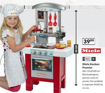 Aanbiedingen Miele keuken premier - Theo Klein - Geldig van 23/10/2017 tot 05/12/2017 bij Top1Toys