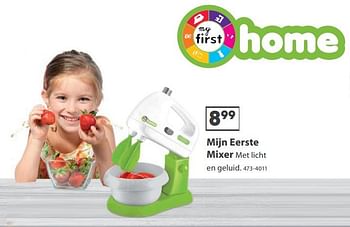 Aanbiedingen Mijn eerste mixer - Huismerk - Top1Toys - Geldig van 23/10/2017 tot 05/12/2017 bij Top1Toys