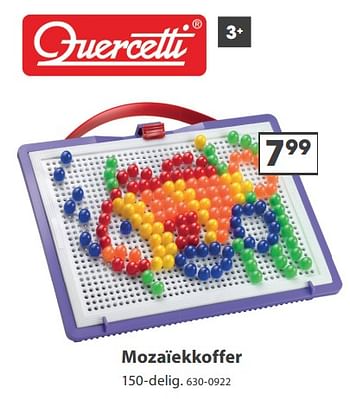 Aanbiedingen Mozaïekkoffer - Quercetti - Geldig van 23/10/2017 tot 05/12/2017 bij Top1Toys