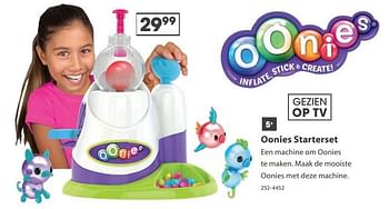 Aanbiedingen Oonies starterset - Oonies - Geldig van 23/10/2017 tot 05/12/2017 bij Top1Toys