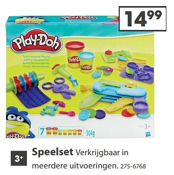 Aanbiedingen Speelset - Play-Doh - Geldig van 23/10/2017 tot 05/12/2017 bij Top1Toys