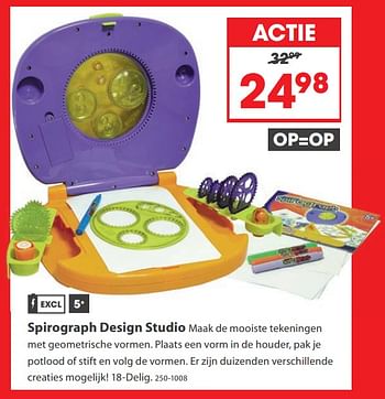 Aanbiedingen Spirograph design studio - Huismerk - Top1Toys - Geldig van 23/10/2017 tot 05/12/2017 bij Top1Toys