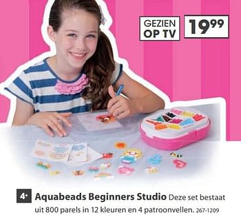 Aanbiedingen Aquabeads beginners studio - Aquabeads - Geldig van 23/10/2017 tot 05/12/2017 bij Top1Toys