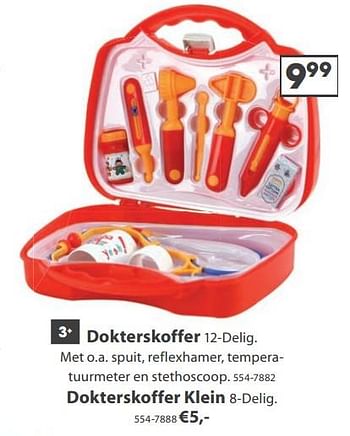 Aanbiedingen Dokterskoffer - Huismerk - Top1Toys - Geldig van 23/10/2017 tot 05/12/2017 bij Top1Toys