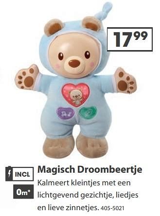 Aanbiedingen Magisch droombeertje - Vtech - Geldig van 23/10/2017 tot 05/12/2017 bij Top1Toys