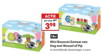 Aanbiedingen Mini bouwset zomaar een dag met woezel of pip - Woezel en Pip - Geldig van 23/10/2017 tot 05/12/2017 bij Top1Toys