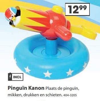 Aanbiedingen Pinguïn kanon - WaterFun - Geldig van 23/10/2017 tot 05/12/2017 bij Top1Toys