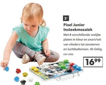 Aanbiedingen Pixel junior insteekmozaïek - Quercetti - Geldig van 23/10/2017 tot 05/12/2017 bij Top1Toys