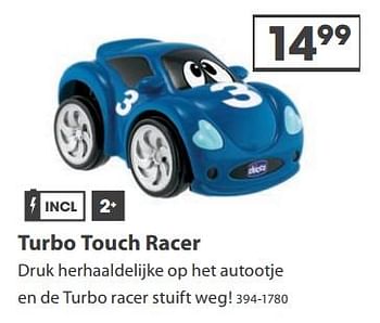 Aanbiedingen Turbo touch racer - Chicco - Geldig van 23/10/2017 tot 05/12/2017 bij Top1Toys