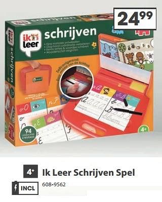 Aanbiedingen Ik leer schrijven spel 608-9562 - Jumbo - Geldig van 23/10/2017 tot 05/12/2017 bij Top1Toys