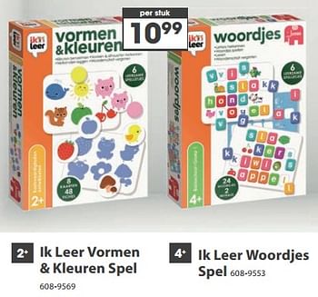 Aanbiedingen Ik leer vormen + kleuren spel 608-9569 - Jumbo - Geldig van 23/10/2017 tot 05/12/2017 bij Top1Toys