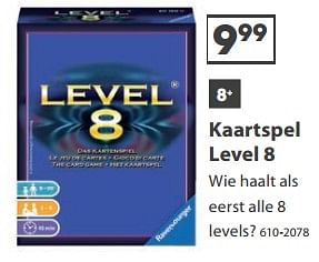 Aanbiedingen Kaartspel level 8 - Ravensburger - Geldig van 23/10/2017 tot 05/12/2017 bij Top1Toys