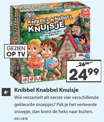 Aanbiedingen Knibbel knabbel knuisje - Jumbo - Geldig van 23/10/2017 tot 05/12/2017 bij Top1Toys