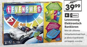 Aanbiedingen Levensweg elektronisch bankieren - Hasbro - Geldig van 23/10/2017 tot 05/12/2017 bij Top1Toys