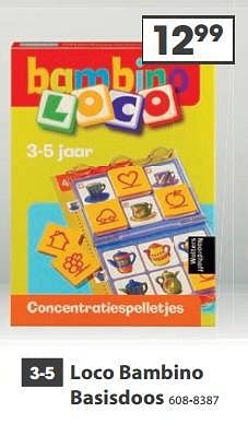 Aanbiedingen Loco bambino basisdoos 608-8387 - Loco - Geldig van 23/10/2017 tot 05/12/2017 bij Top1Toys