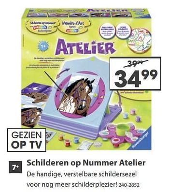 Verheugen Uitstralen Morse code Ravensburger Schilderen op nummer atelier - Promotie bij Top1Toys