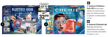 Aanbiedingen Science x elektrohuis 3d b - X Science - Geldig van 23/10/2017 tot 05/12/2017 bij Top1Toys