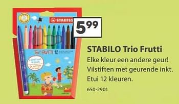 Aanbiedingen Stabilo trio frutti - Stabilo - Geldig van 23/10/2017 tot 05/12/2017 bij Top1Toys