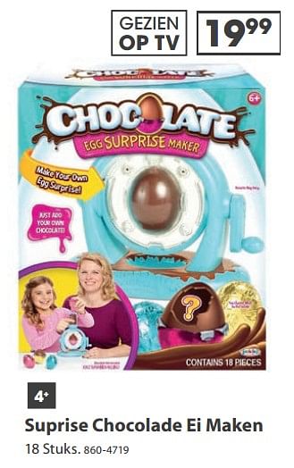 Aanbiedingen Suprise chocolade ei maken - Huismerk - Top1Toys - Geldig van 23/10/2017 tot 05/12/2017 bij Top1Toys