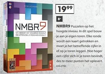 Aanbiedingen Nmbr9 - 999games - Geldig van 23/10/2017 tot 05/12/2017 bij Top1Toys