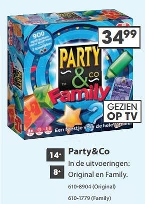 Aanbiedingen Party+co (family) - Jumbo - Geldig van 23/10/2017 tot 05/12/2017 bij Top1Toys