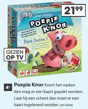 Aanbiedingen Poepie knor - Jumbo - Geldig van 23/10/2017 tot 05/12/2017 bij Top1Toys