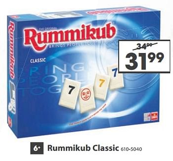 Aanbiedingen Rummikub classic - Goliath - Geldig van 23/10/2017 tot 05/12/2017 bij Top1Toys