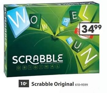 Aanbiedingen Scrabble original - Mattel - Geldig van 23/10/2017 tot 05/12/2017 bij Top1Toys