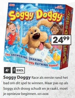 Aanbiedingen Soggy doggy - Spin Master - Geldig van 23/10/2017 tot 05/12/2017 bij Top1Toys