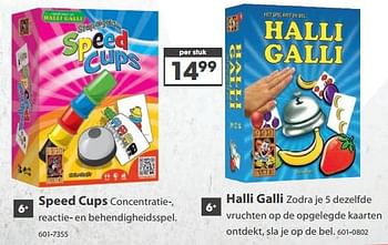 Aanbiedingen Speed cups - 999games - Geldig van 23/10/2017 tot 05/12/2017 bij Top1Toys