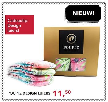 Aanbiedingen Poupi`z design luiers - Poupi'z - Geldig van 19/11/2017 tot 16/12/2017 bij Baby & Tiener Megastore
