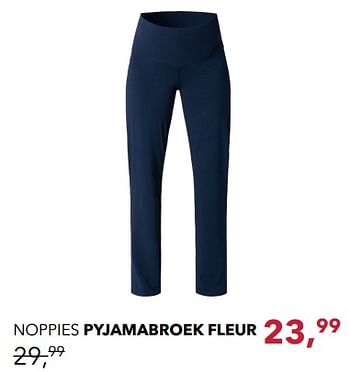 Aanbiedingen Noppies pyjamabroek fleur - Noppies - Geldig van 19/11/2017 tot 16/12/2017 bij Baby & Tiener Megastore