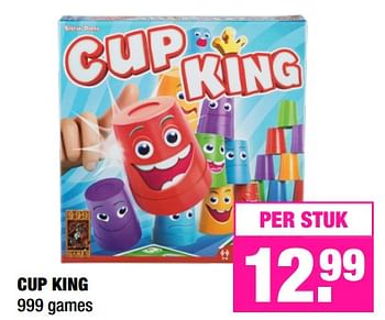 Aanbiedingen Cup king 999 games - 999games - Geldig van 20/11/2017 tot 26/11/2017 bij Big Bazar
