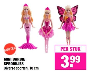 Aanbiedingen Mini barbie sprookjes - Huismerk - Big Bazar - Geldig van 20/11/2017 tot 26/11/2017 bij Big Bazar