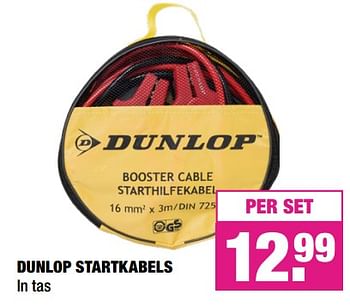 Aanbiedingen Dunlop startkabels - Dunlop - Geldig van 20/11/2017 tot 26/11/2017 bij Big Bazar