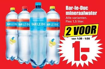 Aanbiedingen Bar-le-duc mineraalwater - bar le duc - Geldig van 19/11/2017 tot 25/11/2017 bij Lekker Doen