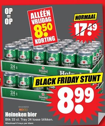 Aanbiedingen Heineken bier - Heineken - Geldig van 19/11/2017 tot 25/11/2017 bij Lekker Doen