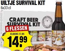 Aanbiedingen Uiltje survival kit - 't Uiltje - Geldig van 20/11/2017 tot 25/11/2017 bij Dirk III