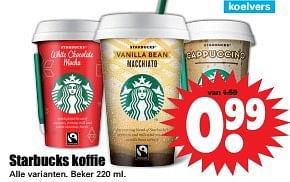 Aanbiedingen Starbucks koffie - Starbucks - Geldig van 19/11/2017 tot 25/11/2017 bij Lekker Doen