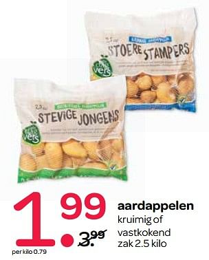 Aanbiedingen Aardappelen kruimig of vastkokend - Huismerk - Spar  - Geldig van 16/11/2017 tot 29/11/2017 bij Spar