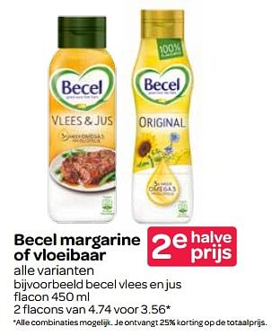 Aanbiedingen Becel margarine of vloeibaar - Becel - Geldig van 16/11/2017 tot 29/11/2017 bij Spar