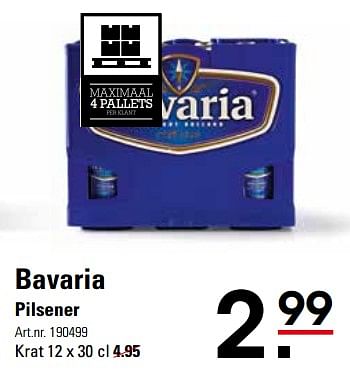 Aanbiedingen Bavaria pilsener - Bavaria - Geldig van 16/11/2017 tot 04/12/2017 bij Sligro